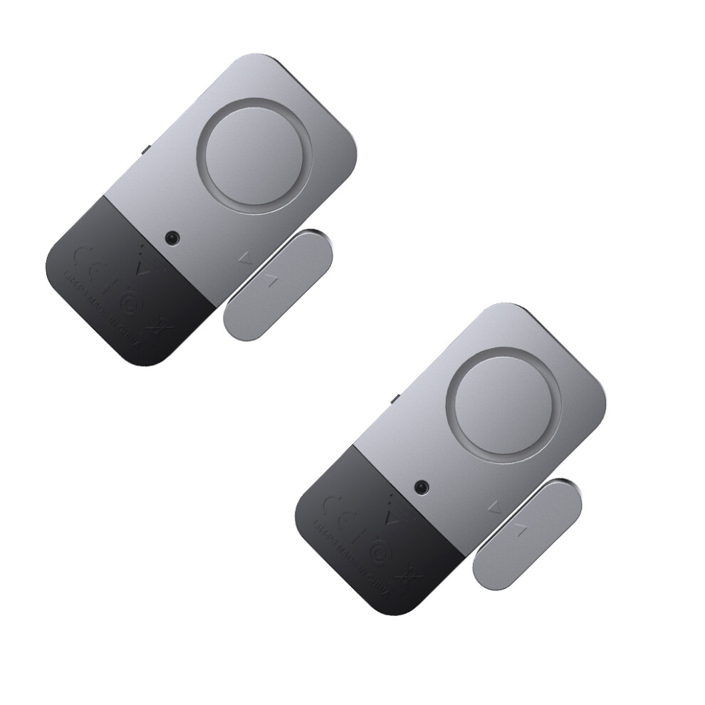 (2Pcs) Wireless Door Window Alarm 120Db Anti-Theft Security Protection System 1111710422293