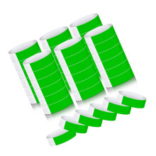 (Green) 6 Roll Club Concert Paper Bracelets Party Adhesive Waterproof