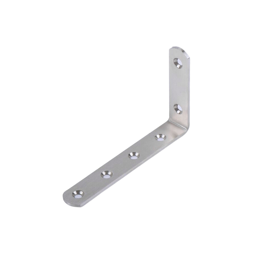 (125*75*20*3mm) 4pcs L Bracket Corner Braces 90-Degree Joint Angle Brackets Shelf