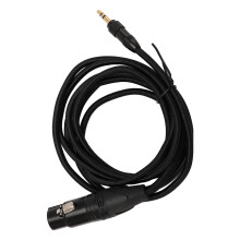 3,5 mm auf XLR-Weibchen-Kabel 3 m/9,8 ft Verriegelungs-Nylon