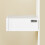 SoBuy Floating Shelf with Drawer & LED Motion Sensor Light, White 14