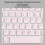Pink 10 Inch Bluetooth Keyboard & DPI Mouse Set, Ultra Thin, Wireless 4