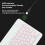 Pink 10 Inch Bluetooth Keyboard & DPI Mouse Set, Ultra Thin, Wireless 11