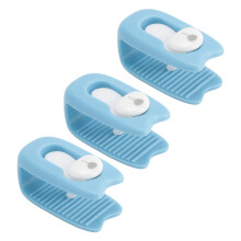 12 piezas de clips para edredón de plástico azul sujetadores de edredón