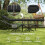 Outsunny Outsunny Camping Cot for Adults with Mattress, Folding Bed, Black 4