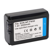 Batteria per fotocamera NP FW50 7,4V 2200mAh per serie A6000/A7/SII/RX10