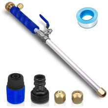Jet Washer High Pressure Power Washer Wand Water Hose with 2 Hose Nozzle Auto Watering Sprayer