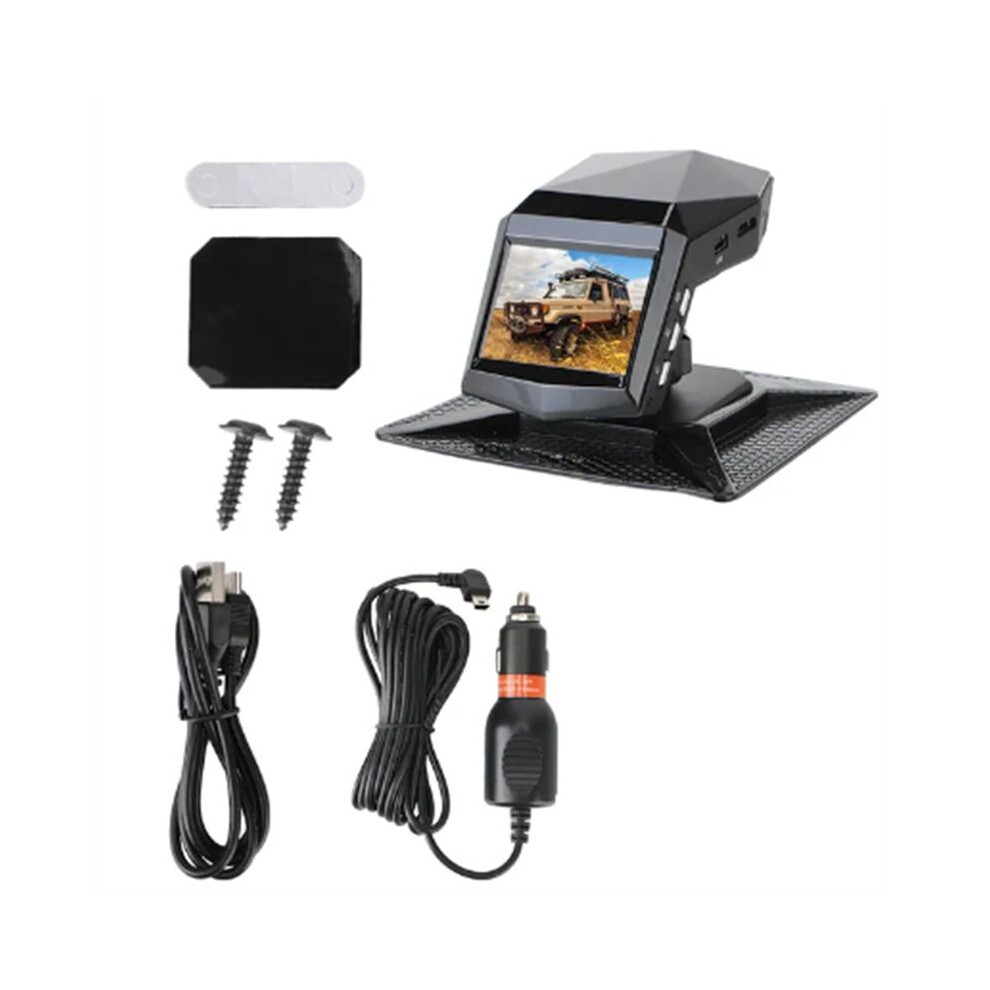 Car Dash Video Recorder Rear View Monitor Dashcam 2Inch Screen 1080P Wide Angle(A) 6031092512526