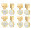 8PCS Earring Backs for Droopy-Ears, Earring Lifter Backs Replacements for Heavy Earrings,Gold 1