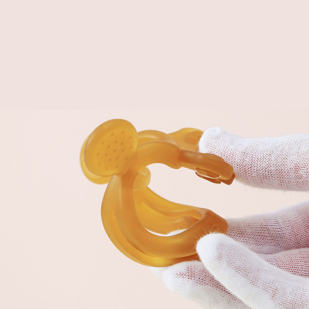 Baby Silicone Mitten Teething Toy Promotes Healthy Tooth Growth Silver