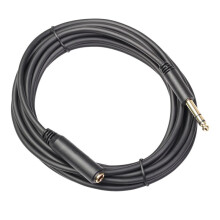 1/4 TRS 6,35 mm Macho A 6,35 mm Hembra Cable de Extensión Estéreo Cable de Extensión de Auriculares Chapado en Oro 180 cm