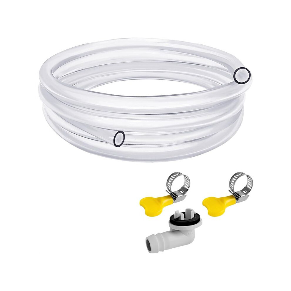 10Ft Portable Air Conditioner Drain Hose, Ac Drain Hose Kit, Drain Hose For Air Conditioner With 3/5 Inch Connector 4711345972957