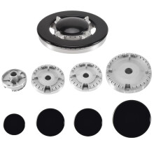 Gas Stove Burner Caps,Gas Stove Burner Caps Set 5 PS,Burner Caps for Stove Top Covers Replacement for Stoves