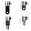 Adjustable Extension Arm Straight Joint Adapter Kit,Same and Vertical Direction Joints Connector for  Action Camera 7