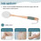 Lotion Applicator for Back, Feet, 4 Replaceable Pads, 1 Long Handle, Back Lotion Applicator for Seniors, Women 3