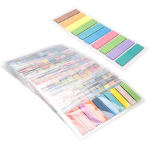 7400 Sheets Transparent Sticky Notes Self-Adhesive BookMarker Annotation Reading Book Clear Tab Posted It