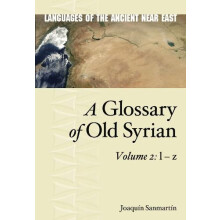 A Glossary of Old Syrian by Joaquin Sanmartin Hardcover Book