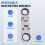 5-Piece Flex- Stubby Ratcheting Combination Wrench Set,  Wrench Set, Double Box End Flex-,  Spanner Set 5