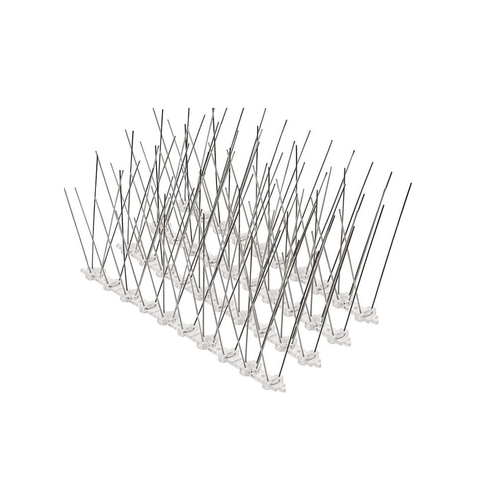 Bird Spikes For Pigeons Small Birds: Durable Anti-Bird Nest Fence Spike For Deterring Birds, Crows, Smooth 10Pcs 6033923040826