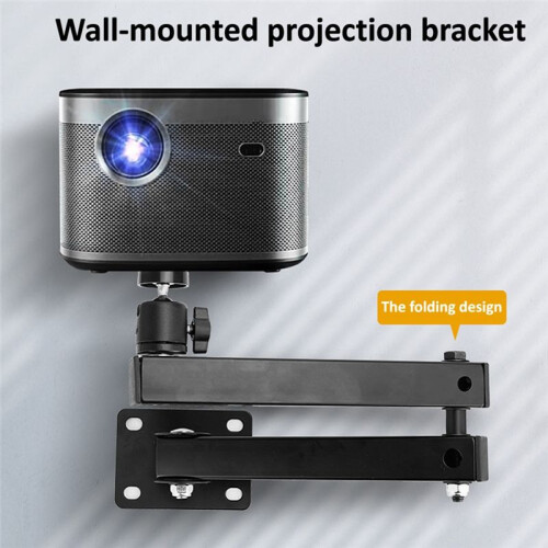 Foldable Projector Wall Mount Universal Adjustable Ceiling Wall Projector Mount Stand Projectors Bracket Support 2