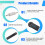 2-In-1 Wireless  Receiver 3.5mm Aux Audio Music Adapter with Hands-Free Functionality USB BT Connectivity 4