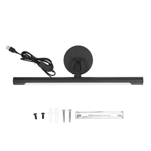 Barra de luz LED con control táctil, 3 modos de color, regulable,