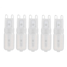 Pacáiste 5 Bolgán G9LED 220V Solas Te/Bán Inmhéadaithe