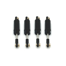 4 Peças Amortecedor Hidráulico para MN 1/12 D90 MN82 LC79 MN78 para WPL 1/16 C14 C24 C34 C44 RC Car Upgrades Parte Preto