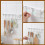Multifunctional Slide Rail Hook, Adhesive Wall Hooks Rack, Space Saving Utensil Rack No Drilling Wall Mount Accessory 6