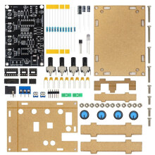 Módulo Gerador de Sinal de Função ICL8038 Geradores de Sinal de Triângulo Quadrado Senoidal Kit de Prática de Soldagem DIY com Estojo