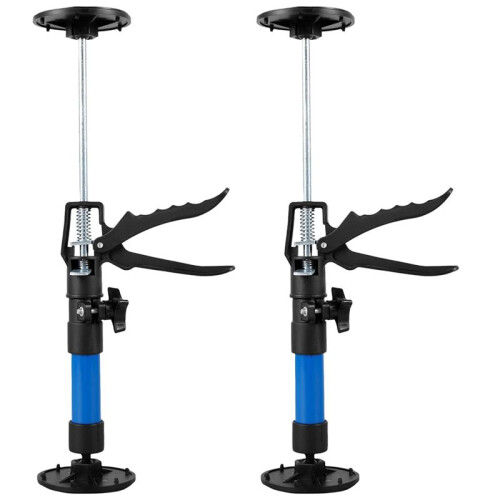Cabinet Jack Support Pole,19-45in Adjustable Telescopic Support Rod,Maximum Load 40kg, Cabinet Support Pole 2PCS 1