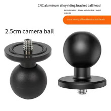 Aluminum Adapter 25mm Mount Base Motorcycle Phone Holder Handlebar Action Camera Accessories