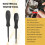 Voltage Tester with Screwdriver Electrical Tester Tool Non Contact Voltage Tester Pen with Range AC 70V-250V,Live/Zero 6