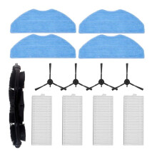 For PVCR 6001 IQ Home Aqua Replacement Parts Accessories Main Side Brush Hepa Filter Mop Cloth