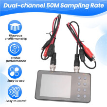Digital Oscilloscope Dual-Channel 50M Sampling Rate 10M Analogue Bandwidth 6A Current Waveform Measurement A