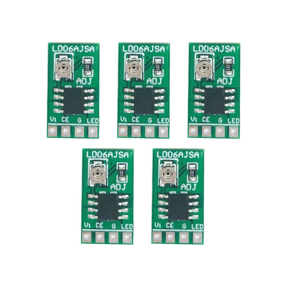 5Pcs 30-1500Ma Adjustable Constant Current Led Driver 3.3V 3.7V 4.2V 5V Pwm Control Board Buck Power Module 6031244144162