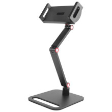 Portable Monitor Stand Adjustable 360 Swivel Bracket Tablet Holder Compatible with Tablet Desktop Clamp Stand