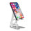 Tablet Stand Folding Adjustable Desk Portable Desktop Stand Tablet Bracket Silver 4