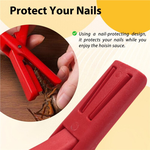 Crayfish Shelling Tool, Crayfish Sheller Shrimp Sheller Crayfish Sheller Seafood Tool, Crayfish Sheller Red 2