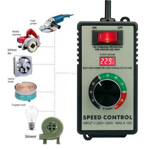 Angle Grinder Governor Speed Controller  AC220V-250V 4000W Maximum Power Hand Power Tool EU Plug 2