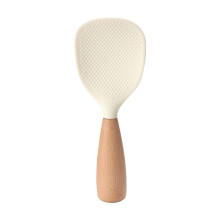 Pelle à Riz en Silicone Blanc Crémeux Célébrité D'Internet Cuillère à Riz Antiadhésive Cuiseur à Riz Pelle à Riz Spéciale