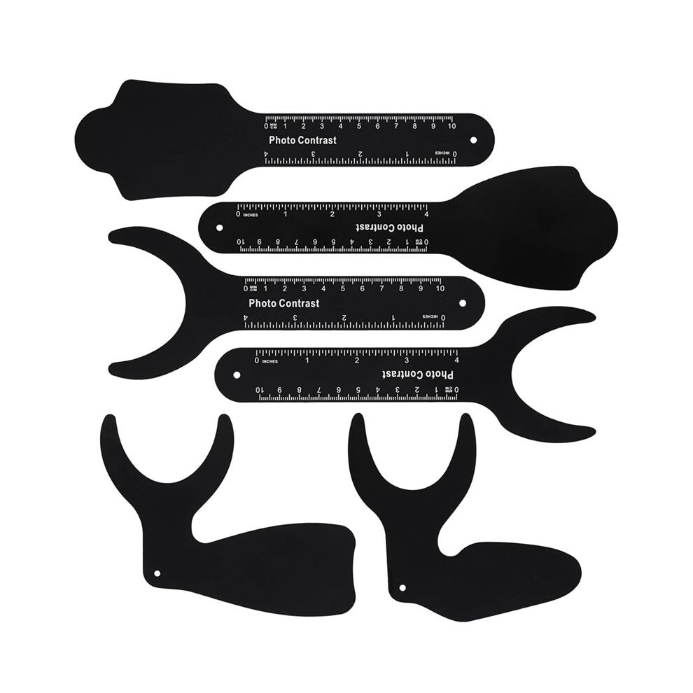 Dental Contraster Intraoral Photographic, 6 Pcs Dental Photo Contrast Kit Palatal Intraoral Photography Kit 6031508746705