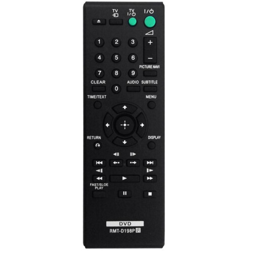 Replace RMT-D198P Remote Control for  DVD Player SR760 SR170 DVPSR170 DVPSR370 RMTD198P