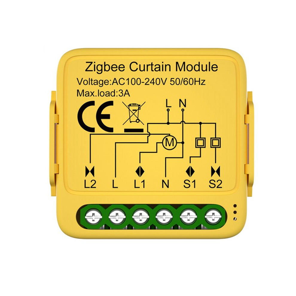 Tuya Zigbee Curtain Module Connected Roller Shutters Blind Motor Life App Works With Alexa Googlehome 4712203217005