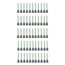 50Pcs Epoxy Adhesive Mixing Nozzle Static Mixing Nozzle MB5-16 Mixing Tube (1:1Ratio) for AB Glue Mixer