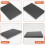 Touchpad Multi-Function Gestures Trackpad Rechargeable Wireless Touchpad for Laptop IOS , Black 4