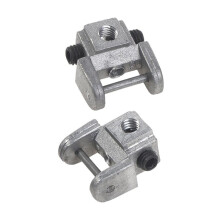 2 Pièces Supports de Lames de Scie à Chantourner Kits de Conversion Adaptateur Sans Broche Supports de Lame Supérieur/Inférieur en Métal