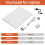 Touchpad Multi-Function Gestures Trackpad Rechargeable Wireless Touchpad for Laptop IOS , White 6