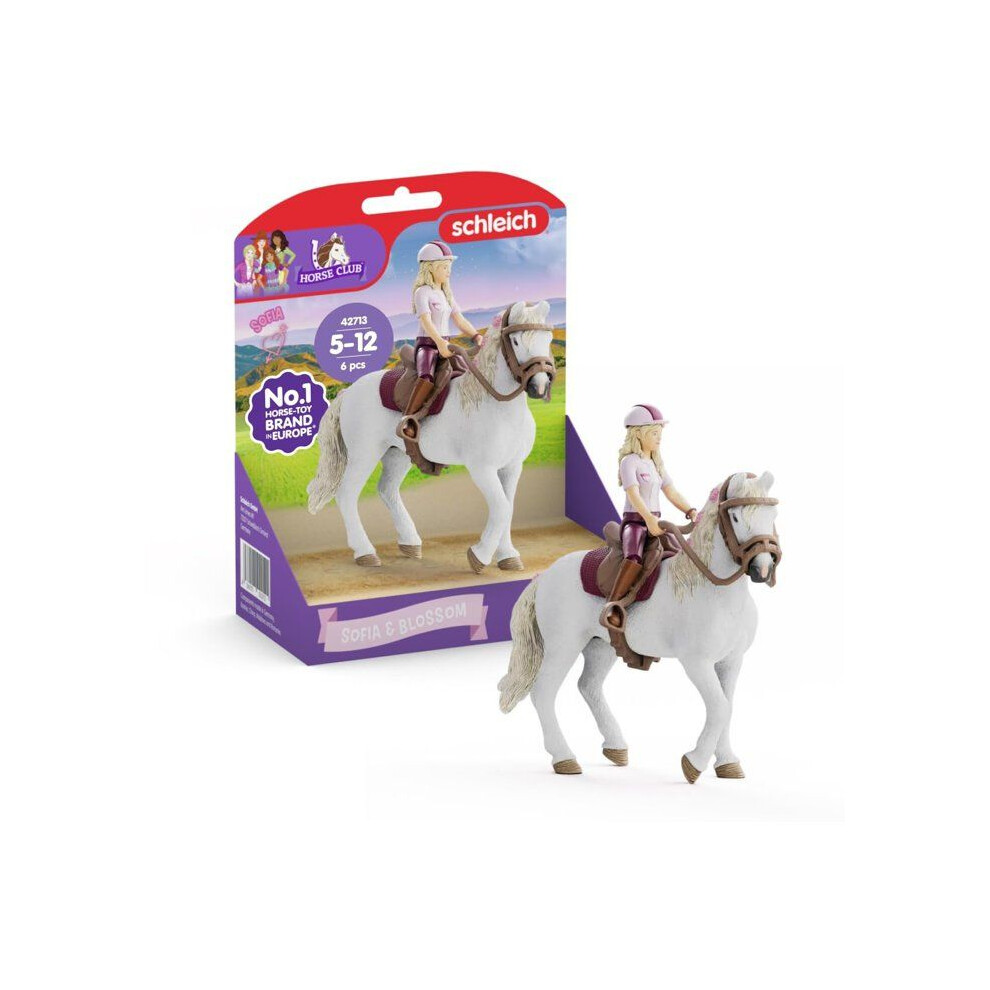 Schleich Horse Club Sofia & Blossom Toy Figure Set - 42713 White