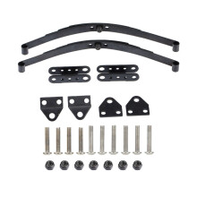 Upgrade-onderdelen voor RC Crawler auto's: bladveerophanging, stalen bladveren set, ophangingsstang, hoge sterkte, duurzaam, vervanging, geen